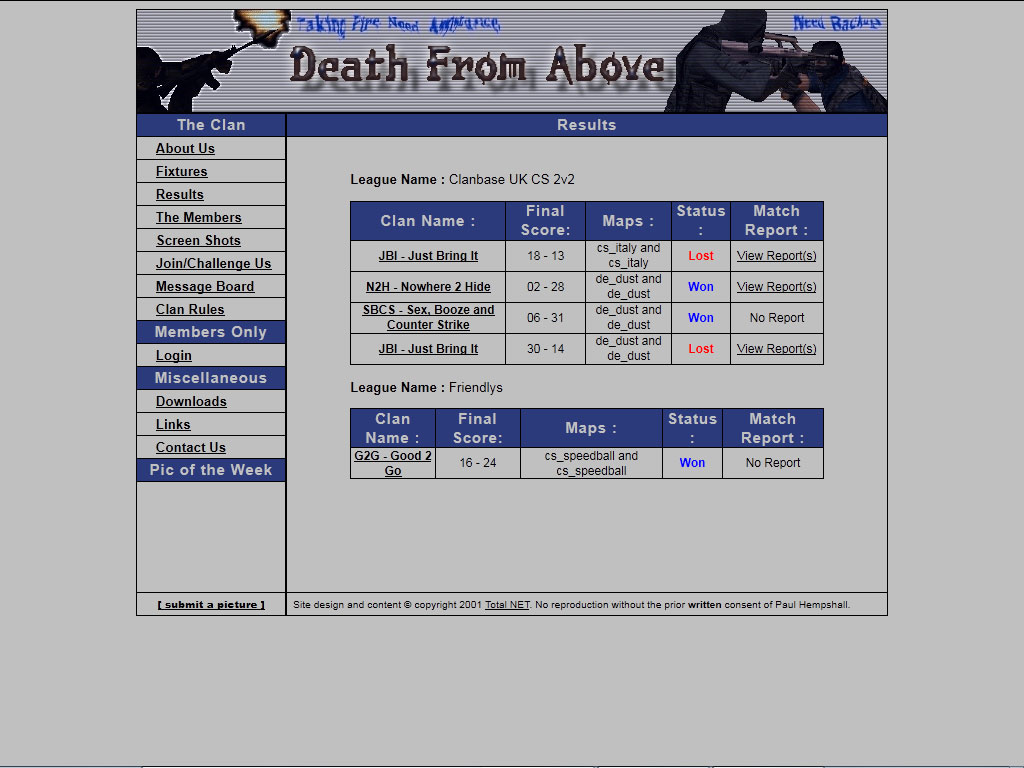 Clan Death From Above [DFA]